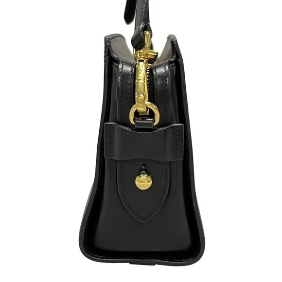 Auth PRADA - Black Saffiano Leather Shoulder Bag - Picture 6 of 15